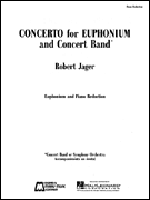 CONCERTO FOR EUPHONIUM AND CONCERT BAND SOLO WITH PIANO cover